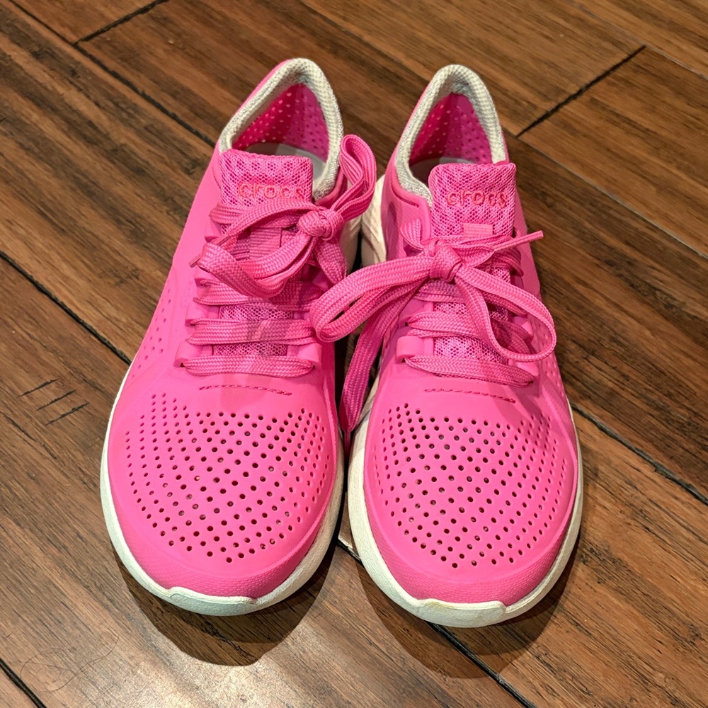 Crocs Lite Ride Sneakers Pink 7